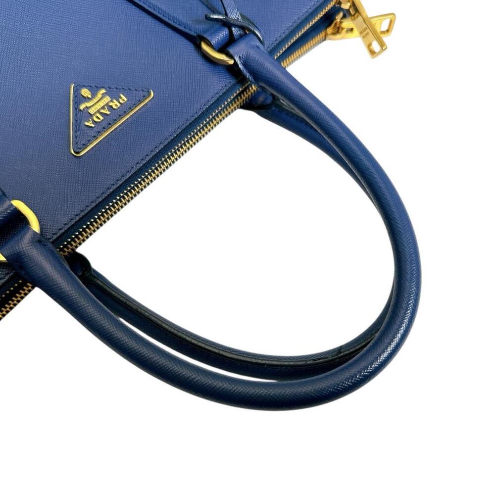 PRADA Blue Leather Shoulder Bag - Picture 9 of 16